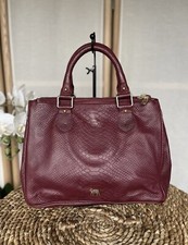 Lamb genuine leather medium handbag tote bag