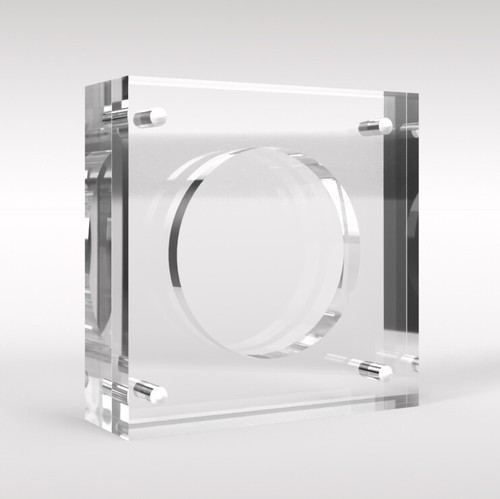 Inch 6mm coin acrylic - inch,