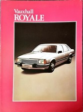 Vauxhall Royale Brochure 1980