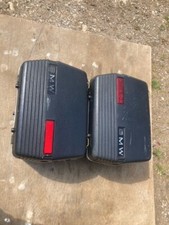 BMW R100RT ?  Panniers pair damaged used  for restoration.
