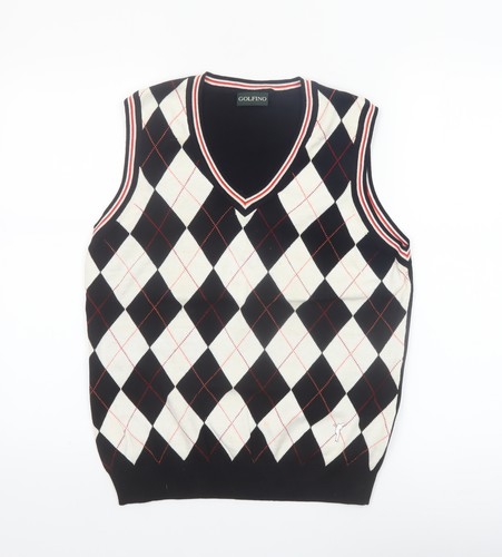 Golfino womens black argyle - womens,