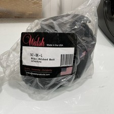 Walsh Black Ribbed Bell Boots