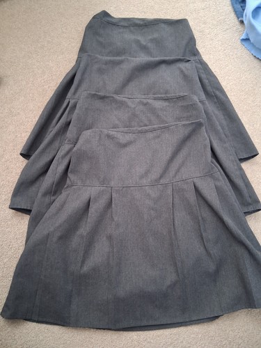 Girls grey pleated - grey,