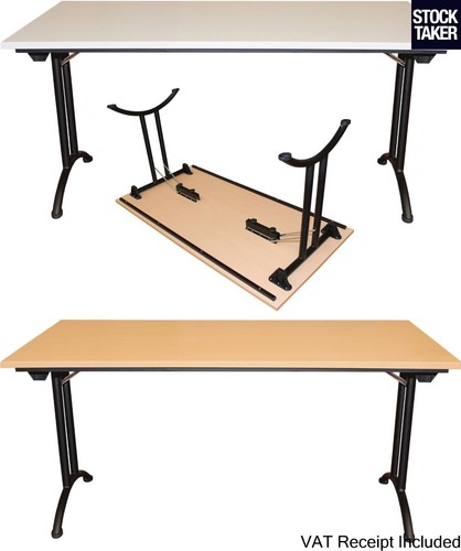 Folding table steel - frame, wood