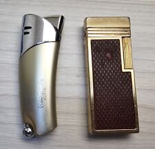 Vintage 2 Gas Lighters for Collection Old Collectible Gas Lighters Vintage