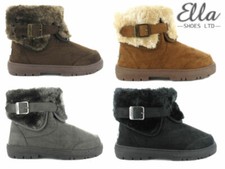 Ladies Ella Winter Boots Faux