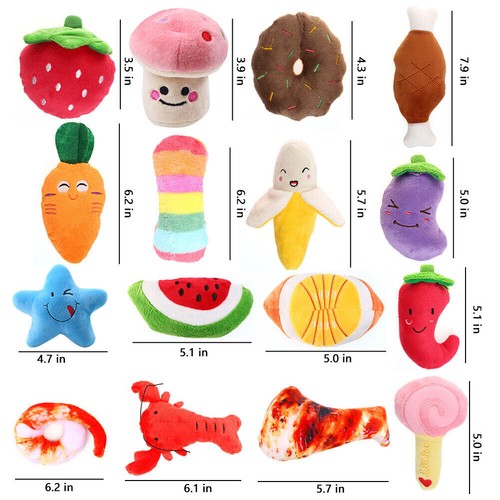 16pcs assorted dog - assorted, puppy