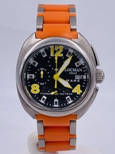Locman Mare Titanium Watch 39Mm 133KYOT/590 Chrono Wr100M Discounted New