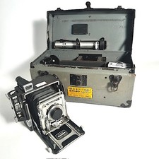 RARE-Working Graflex 3x4 Crown Graphic Camera+Graflite Flash+Case (GR-01)