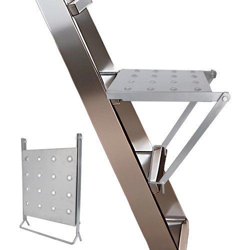 Portable folding work - work, platform