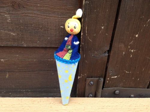 Vintage pop cone - vintage, puppet
