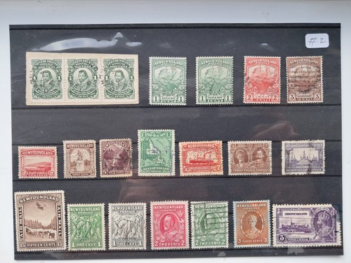 Stamps newfoundland caribou - , &