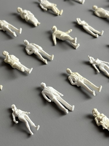 Model people plastic miniature - model,