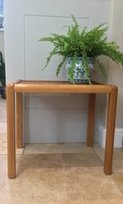 Vintage Teak Danish Side End Coffee Table/ Plant Stand Mid Century Modern