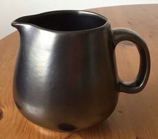 Prinknash Pottery Gun Metal Grey Jug 8.5 cm Tall