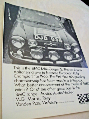 1966 bmc mini cooper british - mini,