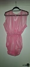 ADULT SIZE BABY SEE COLOURS PVC ROMPER DIAPER NAPPY ABDL DDLG SISSY ANY SIZE 