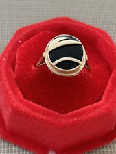 Unique/Vintage 583 Rose Gold 14K  Original Soviet Ring,Make Hand,size T,3.9g