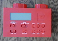 LEGO PORTABLE CLOCK ALARM RADIO - WORKING ORDER