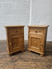 Lovely Pair Of Pine Bedside Tables Bedside Drawers
