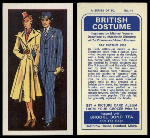 Day clothes 1938 british - day,
