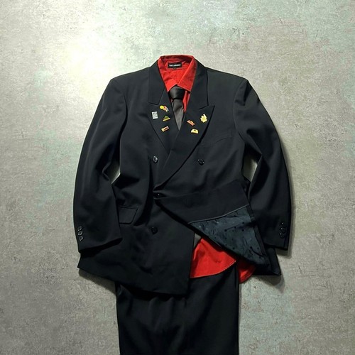 Mens double breasted suit set - mens,