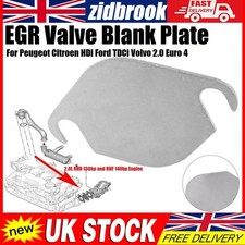 EGR Valve Blank Plate For Peugeot 307 308 Citroen 2.0 HDi RHR RHF Engine UK. 