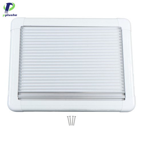 White motorhome blind - motorhome,