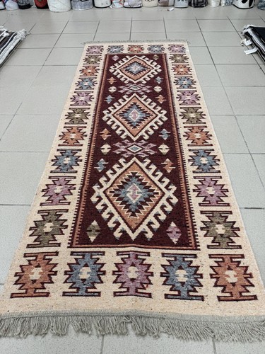 Turkish reversible kilim - reversible,