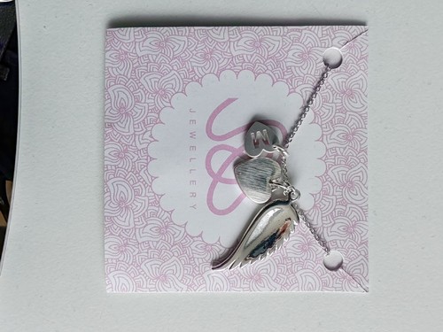 Silver plated necklace - j&s,
