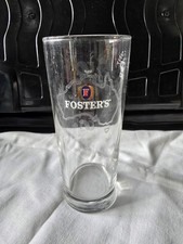 Very Rare Vintage Half Pint Fosters Glass Great Addition To Any Collection