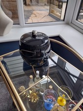 Vintage Black Ice Bucket