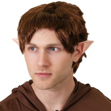 BROWN WIG AND EARS MYTHICAL