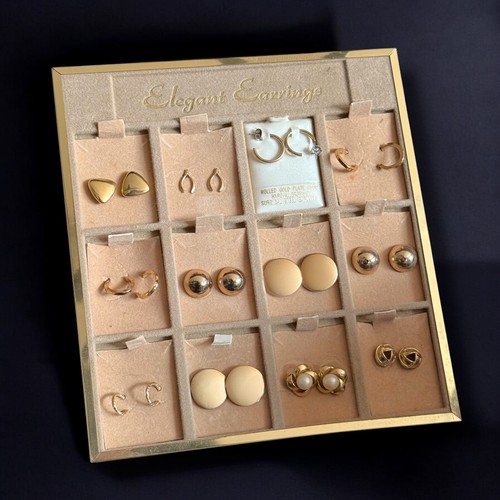 Vintage earring display rack - vintage,