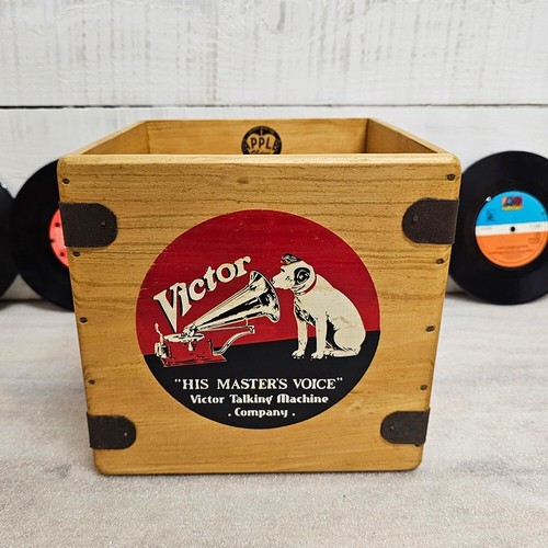 Victor record box single - victor,