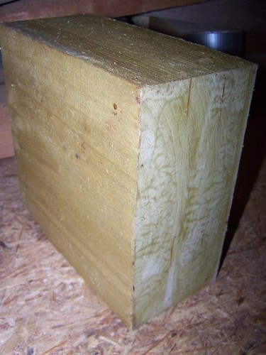 Thick clear poplar - clear, bowl