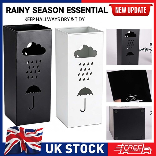 Square metal umbrella holder - metal,