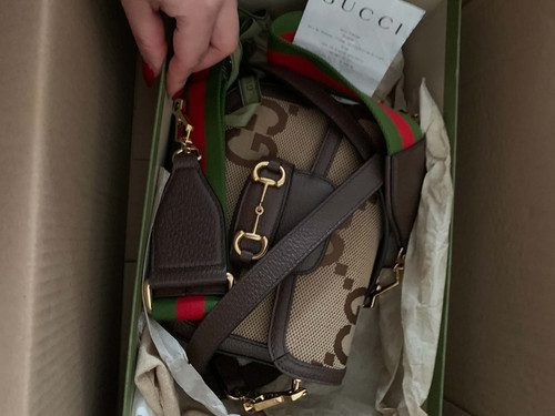 Gucci canvas leather - gucci,