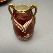 Vintage Carlton Ware Rouge Royale Mallard Vase 10.5cm.   (B56)