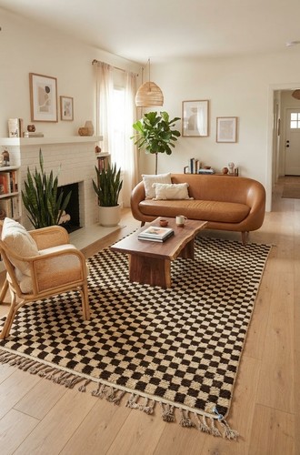 Hand woven moroccan rug - moroccan,