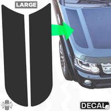 Bonnet decal side panels