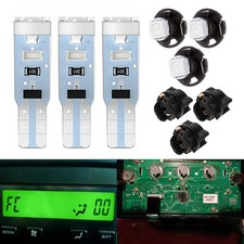 6Pcs Aircon Heater Panel Dash Clock LED Light Bulbs For Land Rover Discovery 2