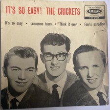 THE CRICKETS  7” E.P. RECORD