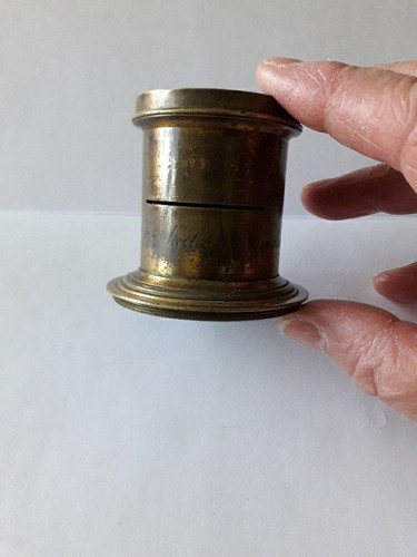 Vintage steinheil brass lens - vintage,