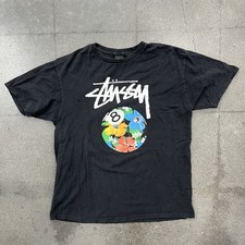 Vintage Stussy Floral 8Ball T