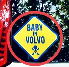 Volvo sticker baby in Volvo child seat R design Polestar T4 V50 V40 V60 V70 V90