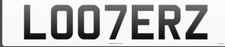 LOOTERZ Cherished Number plate