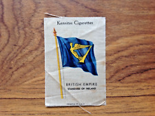 1938 Kensitas Cigarette Silk, British Empire, Irish Standard . Free UK P&P