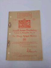 REPRO / REPRINT Small Arms Training Pamphlet Vol 1 No 23 29mm Spigot 1942