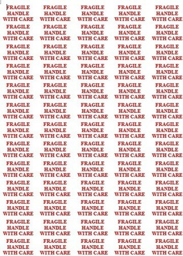 650 fragile handle with - -,
